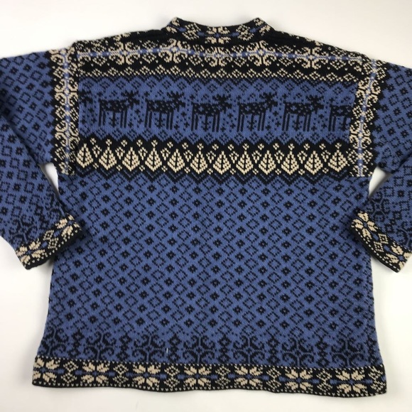 Nomadic Traders Womens Pullover Sweater Blue S - Picture 4 of 7